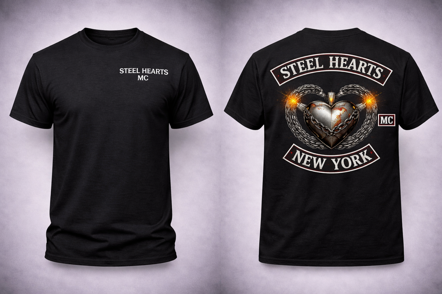 Steel Hearts MC Shirt Front
